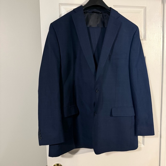 Michael Kors Other - Men’s 46L Michael Kors Blue Sport Coat with Notch Lapels and pants 44W/30L